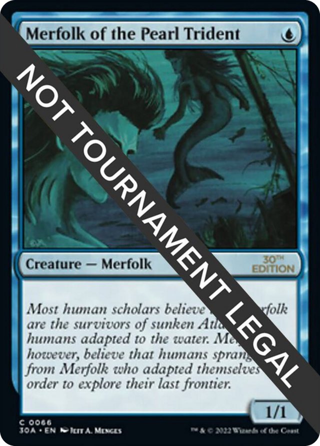 0066 Merfolk of the Pearl Trident C 30th Anniversary Edition