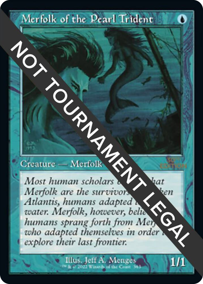 0363 Merfolk of the Pearl Trident (Retro Frame) C 30th Anniversary Edition