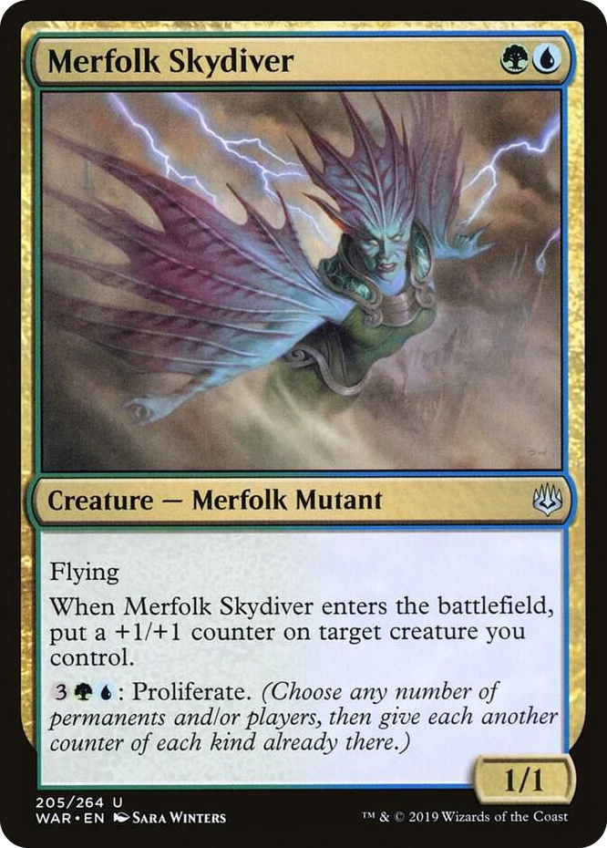 0205 Merfolk Skydiver U War of the Spark