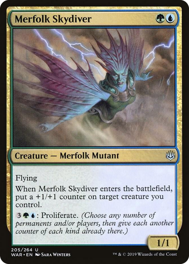 0205 Merfolk Skydiver U War of the Spark