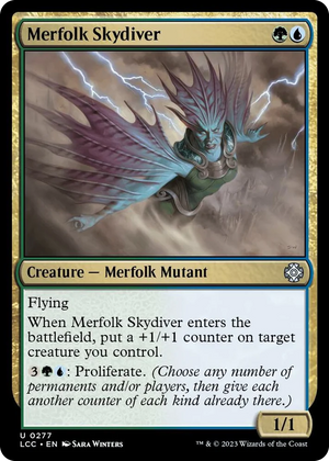 0277 Merfolk Skydiver U Commander: The Lost Caverns of Ixalan