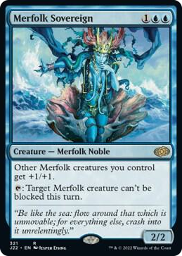 Merfolk Sovereign #321 R - Jumpstart 2022 Pokemon card