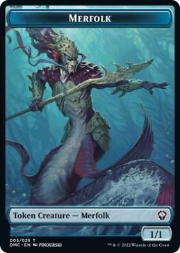 0005 Merfolk Token T Commander: Dominaria United