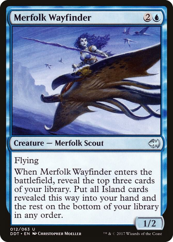 0012 Merfolk Wayfinder U Duel Decks: Merfolk vs. Goblins
