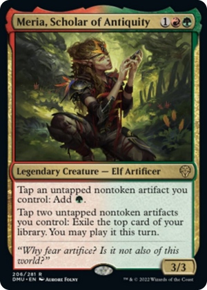 0206 Meria, Scholar of Antiquity R Dominaria United