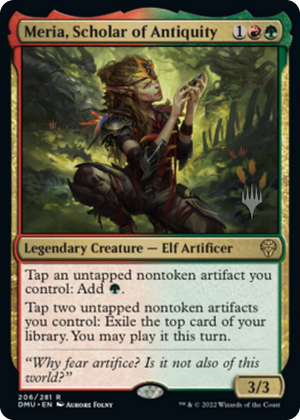 0206 Meria, Scholar of Antiquity R Promo Pack: Dominaria United