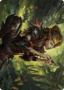 0050 Meria, Scholar of Antiquity Art Card S Art Series: Dominaria United