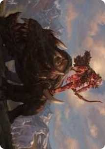 0037 Meria's Outrider Art Card S Art Series: Dominaria United