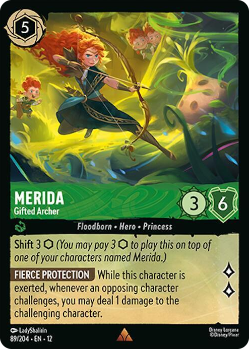 0089 Merida - Gifted Archer Rare Wilds Unknown