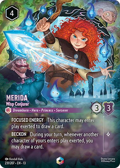 0231 Merida - Wisp Conjurer (Enchanted) Enchanted Attack of the Vine!
