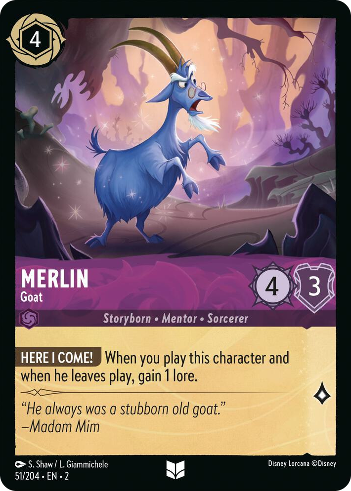 0051 Merlin - Goat Uncommon Rise of the Floodborn