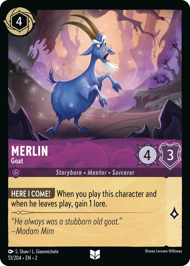 0051 Merlin - Goat Uncommon Rise of the Floodborn