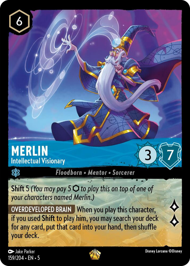 0159 Merlin - Intellectual Visionary Legendary Shimmering Skies