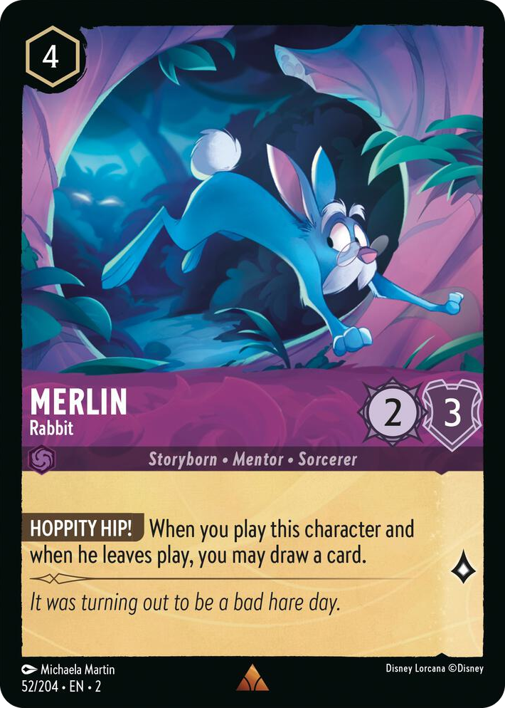0052 Merlin - Rabbit Rare Rise of the Floodborn