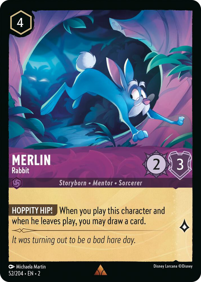 0052 Merlin - Rabbit Rare Rise of the Floodborn