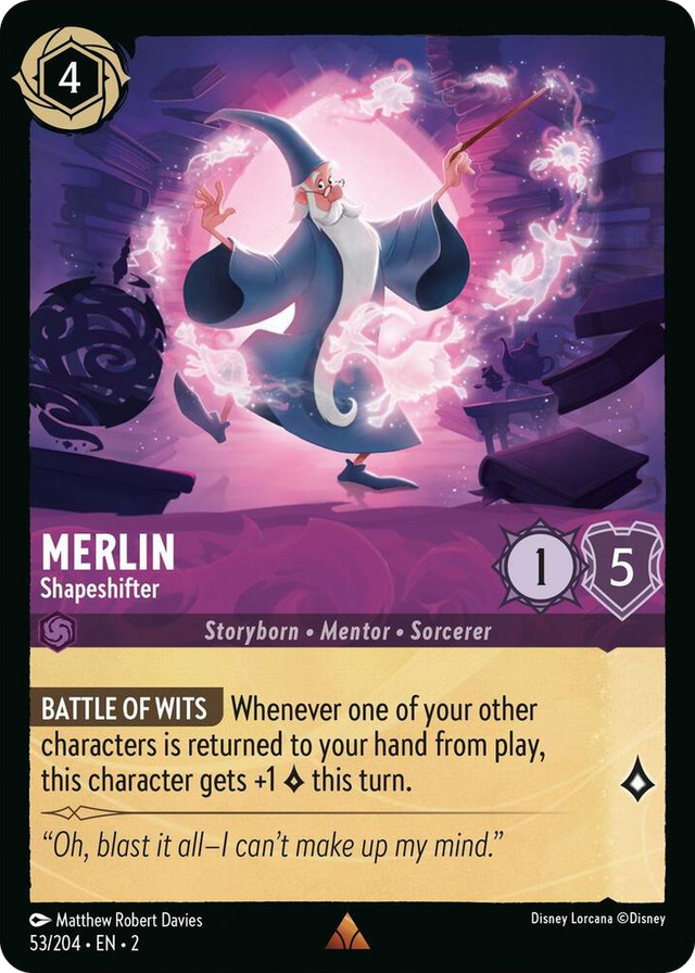 0053 Merlin - Shapeshifter Rare Rise of the Floodborn
