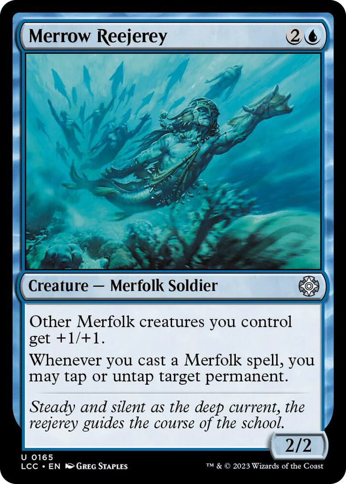 Merrow Reejerey #165 U - Commander: The Lost Caverns of Ixalan Pokemon card