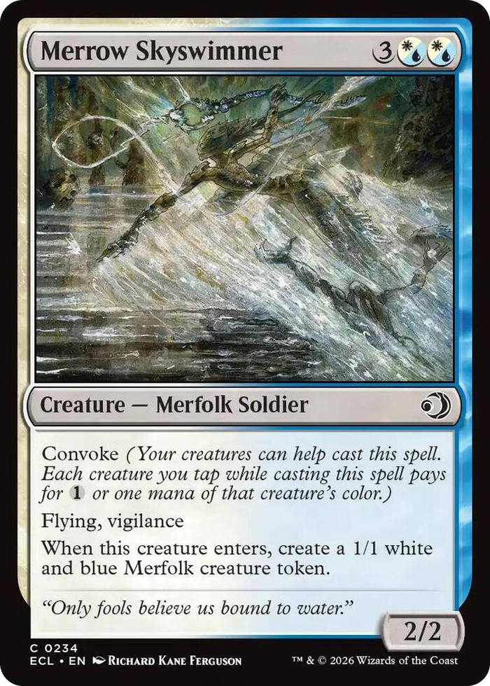 Merrow Skyswimmer #234 C - Lorwyn Eclipsed Pokemon card