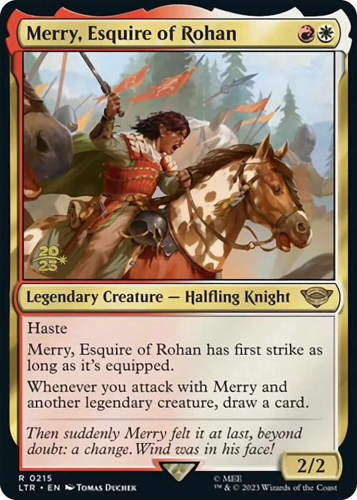 0215 Merry, Esquire of Rohan R Prerelease Cards