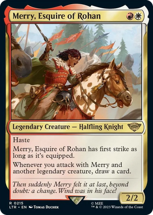 0215 Merry, Esquire of Rohan R Universes Beyond: The Lord of the Rings: Tales of Middle-earth