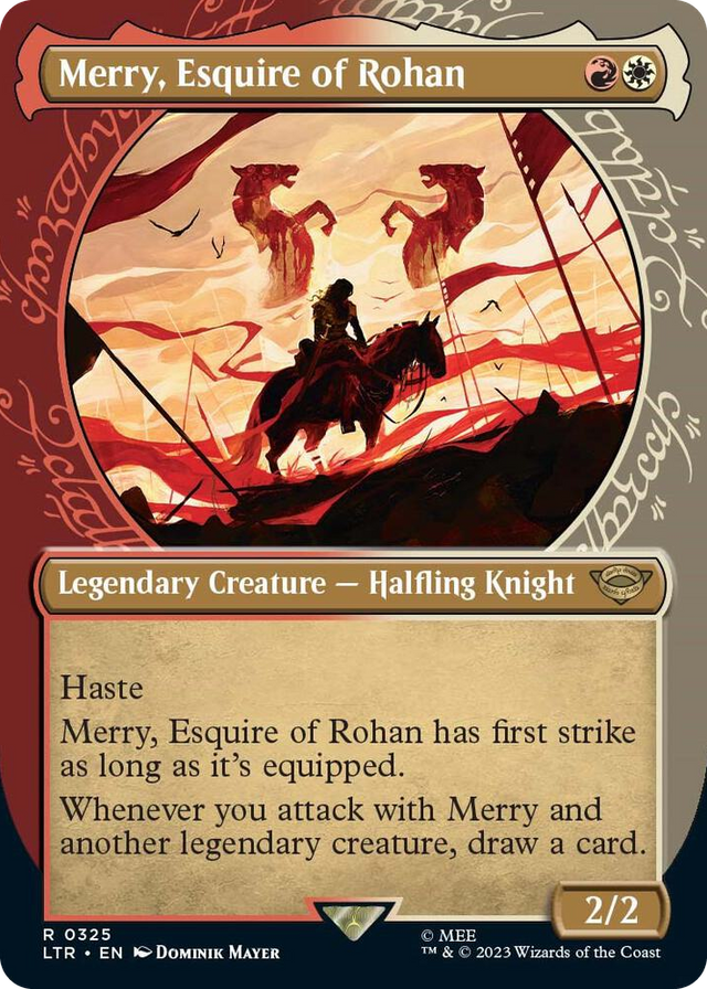 0325 Merry, Esquire of Rohan (Showcase) R Universes Beyond: The Lord of the Rings: Tales of Middle-earth
