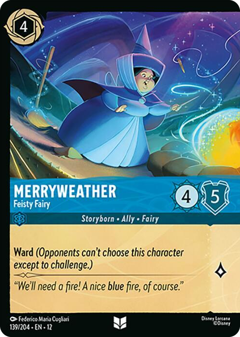 0139 Merryweather - Feisty Fairy (Foil) Uncommon Wilds Unknown