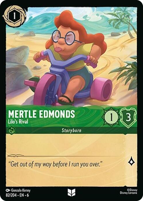 0082 Mertle Edmonds - Lilo's Rival Uncommon Azurite Sea