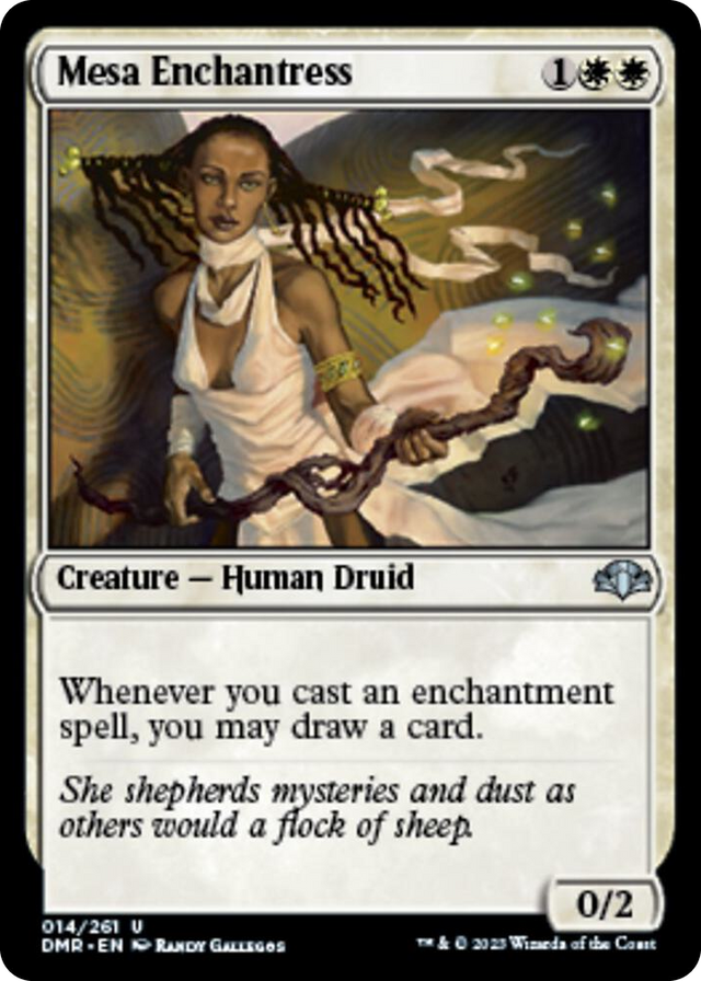 0014 Mesa Enchantress U Dominaria Remastered