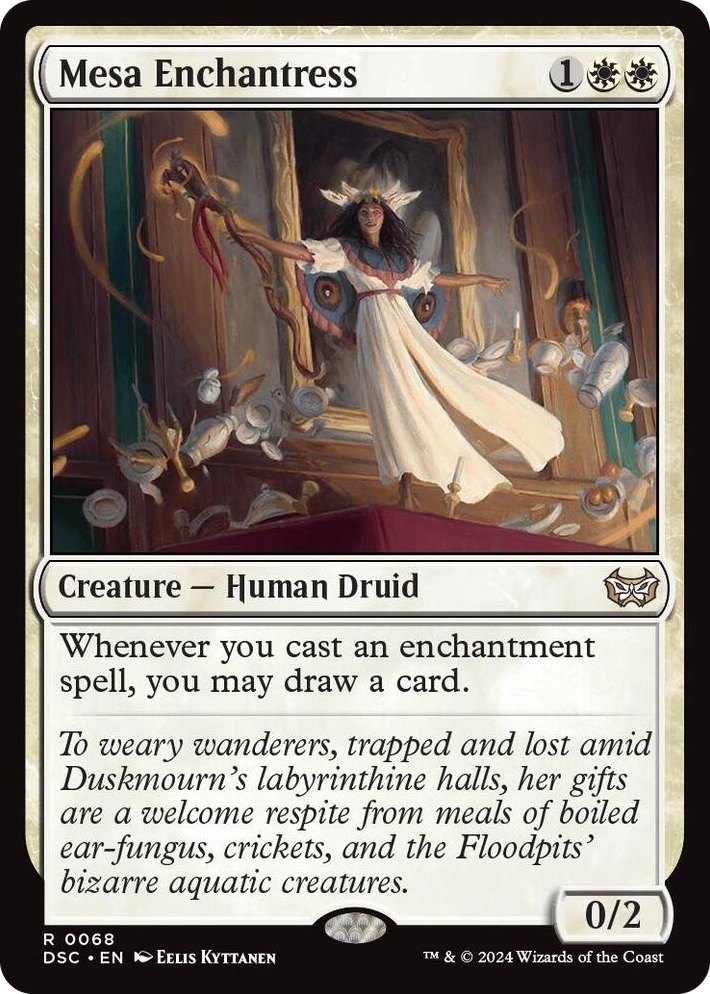 0068 Mesa Enchantress R Commander: Duskmourn: House of Horror