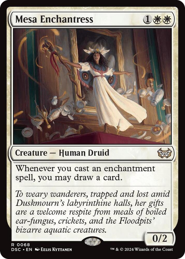 0068 Mesa Enchantress R Commander: Duskmourn: House of Horror