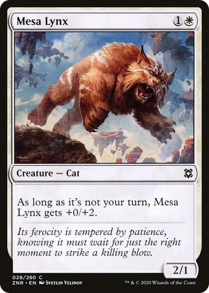 0028 Mesa Lynx C Zendikar Rising
