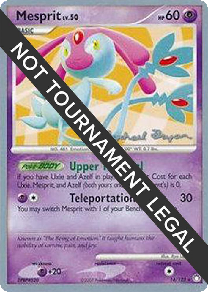 0014 Mesprit - 2010 (Mychael Bryan) Rare World Championship Decks