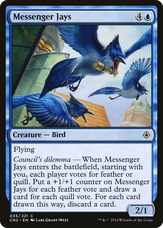 Messenger Jays #35 C - Conspiracy: Take the Crown Pokemon card