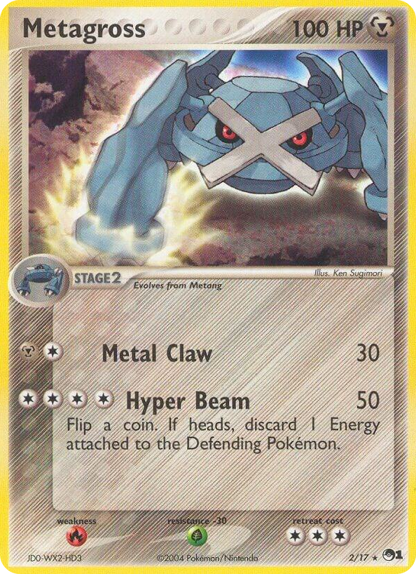0002 Metagross Rare POP Series 1