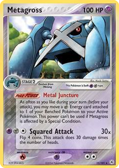 0011 Metagross - 11/101 (EX Hidden Legends) Rare Deck Exclusives