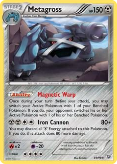 0049 Metagross - 49/98 (XY Ancient Origins) Holo Rare Deck Exclusives