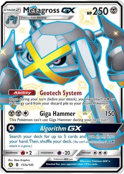 0157a Metagross GX - 157a/145 Promo Alternate Art Promos
