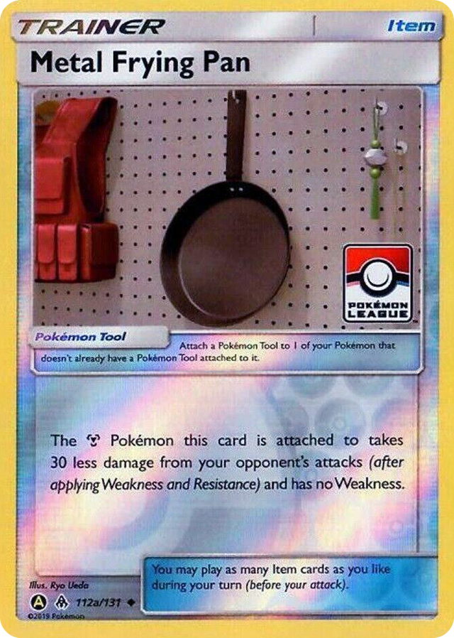 0112a Metal Frying Pan - 112a/131 (Pokemon League) Promo League & Championship Cards