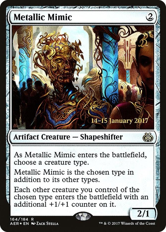 0164 Metallic Mimic R Prerelease Cards