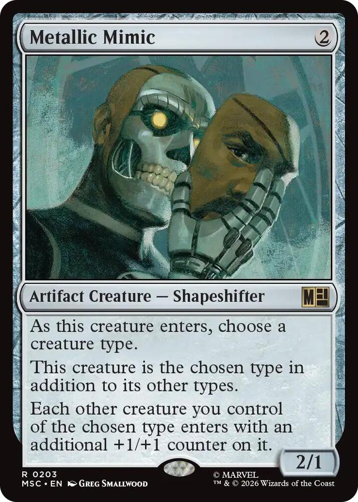 0203 Metallic Mimic R Commander: Marvel Super Heroes