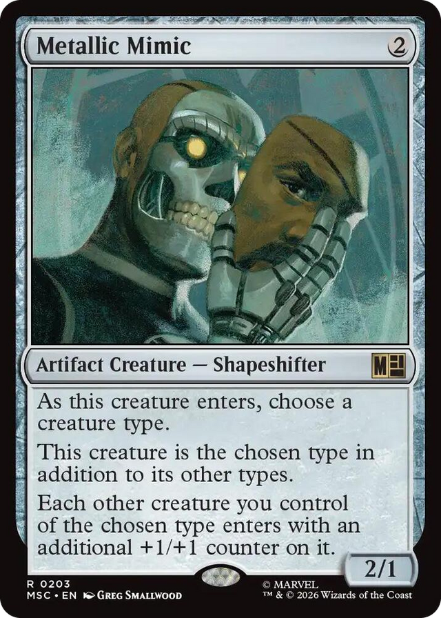0203 Metallic Mimic R Commander: Marvel Super Heroes