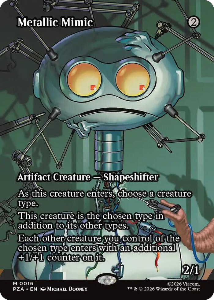 Metallic Mimic (Borderless) #16 M - Teenage Mutant Ninja Turtles Source Material Pokemon card