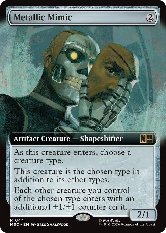 0441 Metallic Mimic (Extended Art) R Commander: Marvel Super Heroes