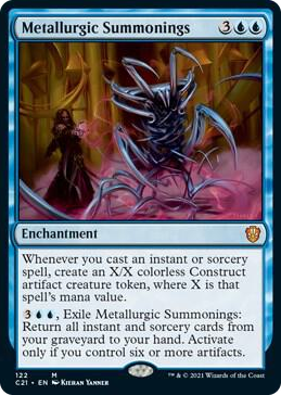 0122 Metallurgic Summonings M Commander 2021