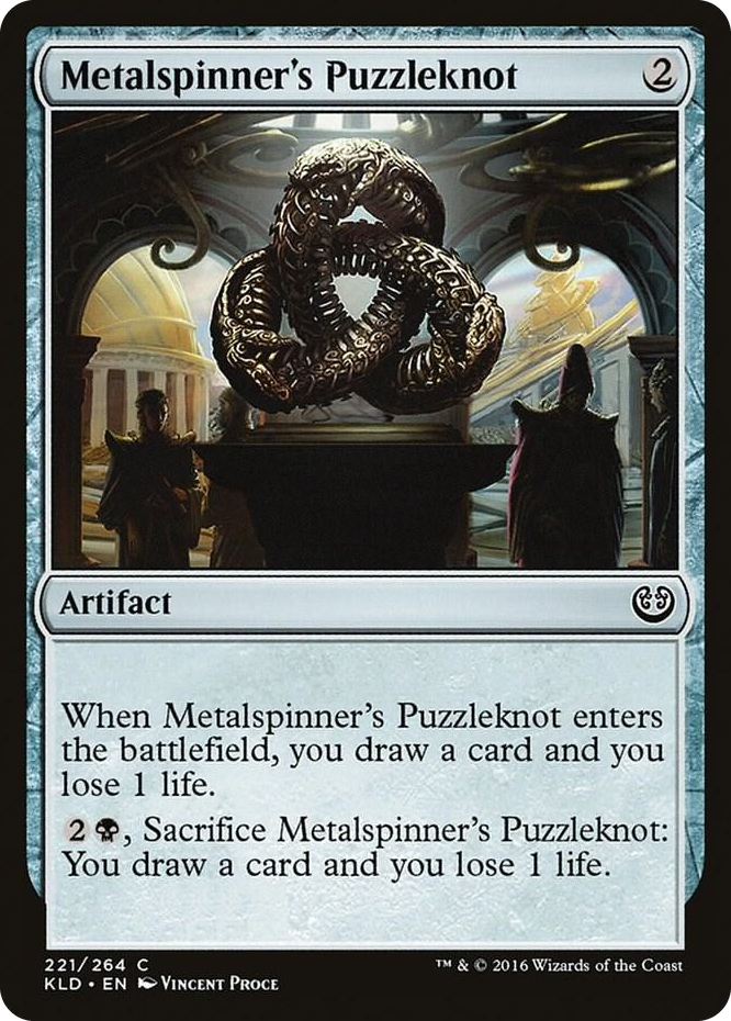 Metalspinner's Puzzleknot #221 C - Kaladesh Pokemon card