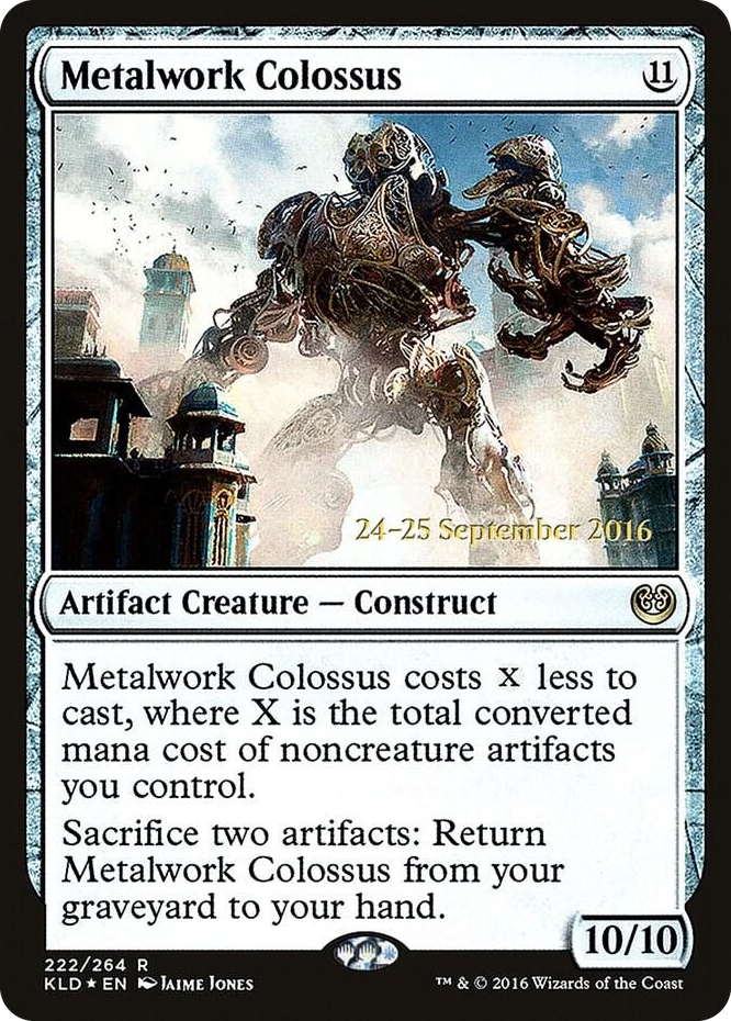 0222 Metalwork Colossus R Prerelease Cards