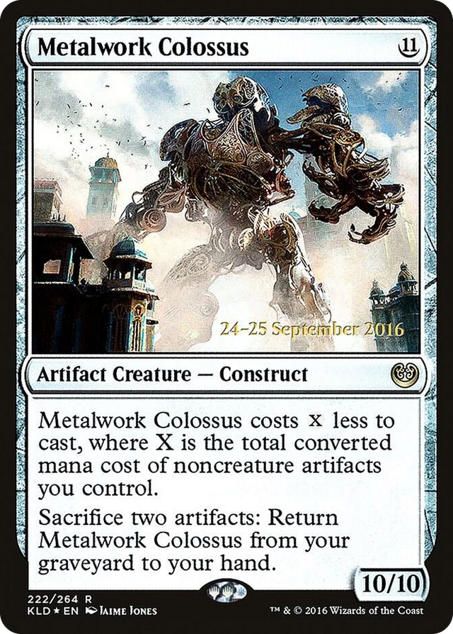 0222 Metalwork Colossus R Prerelease Cards