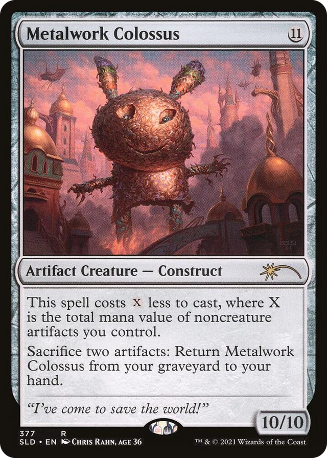 0377 Metalwork Colossus (377) R Secret Lair Drop Series