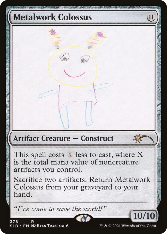0378 Metalwork Colossus (378) R Secret Lair Drop Series