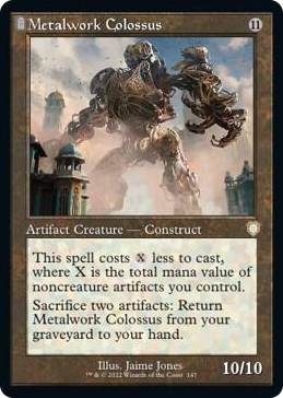 0147 Metalwork Colossus (Retro Frame) R Commander: The Brothers' War